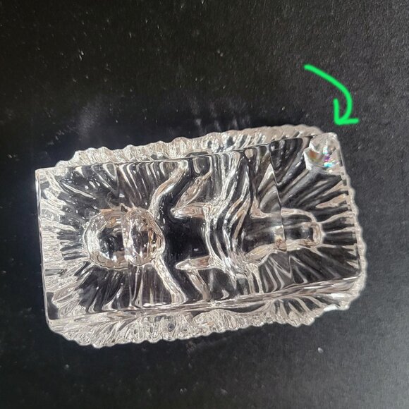 Waterford Crystal NATIVITY 3pc Set - Holy Family Mary, Joseph, Baby Jesus - Picture 11 of 12